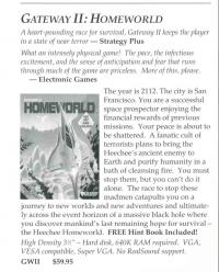 Box shot Gateway 2 - Homeworld